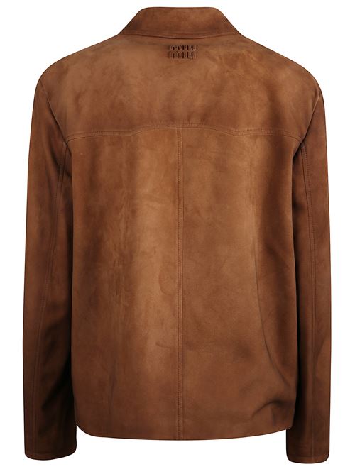 Blouson in pelle scamosciata MIU MIU | MPV948104RF0134